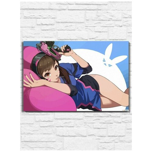 Картина по номерам на холсте игра Overwatch - 11295 Г 60x40