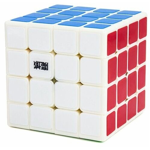 Скоростной Кубик Рубика MoYu 4x4х4 AoSu mini / Головоломка для подарка / Белый пластик