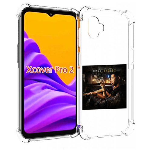 Чехол MyPads Drake - You Only Live Once 2 для Samsung Galaxy Xcover Pro 2 задняя-панель-накладка-бампер