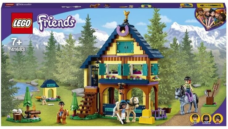 LEGO Friends Конструктор Лесной клуб верховой езды, 41683