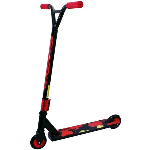 фото Самокат детский трюковой 2х колесный красный scooter