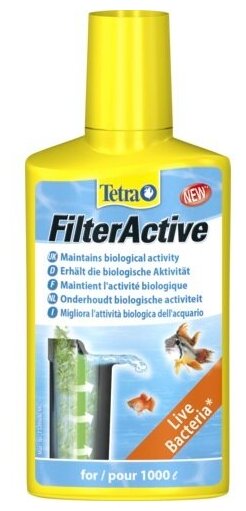 Tetra FilterActive кондиционер для поддержания биологической среды 100 мл - фотография № 20