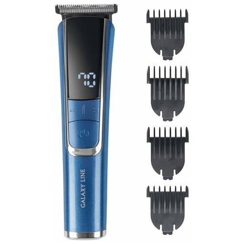 Машинка для стрижки Galaxy Line GL 4171 синий 5Вт насадок в компл4шт 105000₽