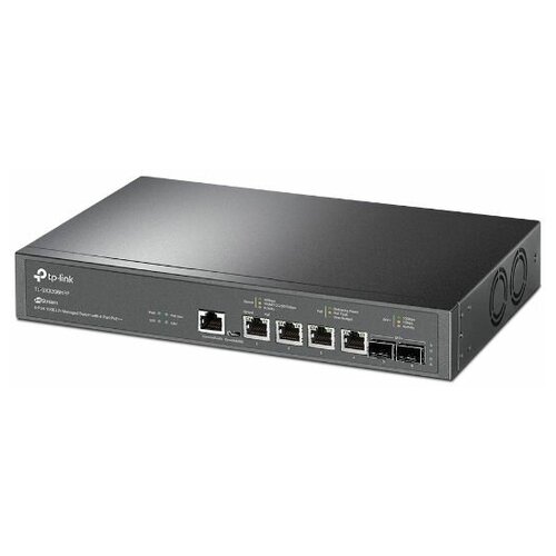 Управляемый коммутатор TP-LINK JetStream TL-SX3206HPP (10 Гбит/с уровня 2+ с четырьмя портами PoE++ и двумя слотами SFP+)
