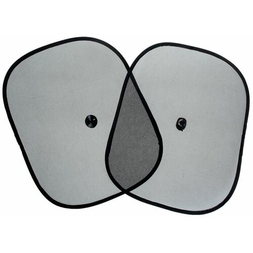 Шторки солнцезащитные TORSO для авто, на присосках, 44 х 37 см, набор 2 шт