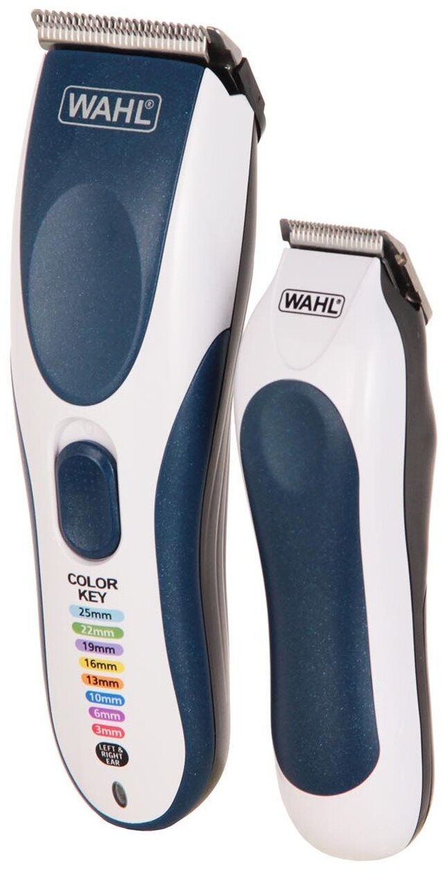 Машинка для стрижки Wahl Wahl Color Pro cordless combo белый/синий 9649-916 .