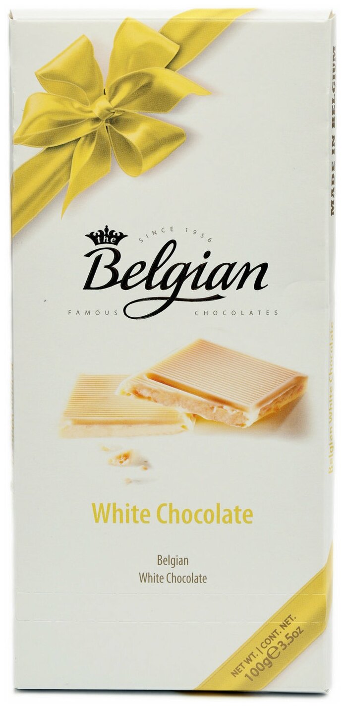 Шоколад белый Belgian, 100 г - фотография № 3