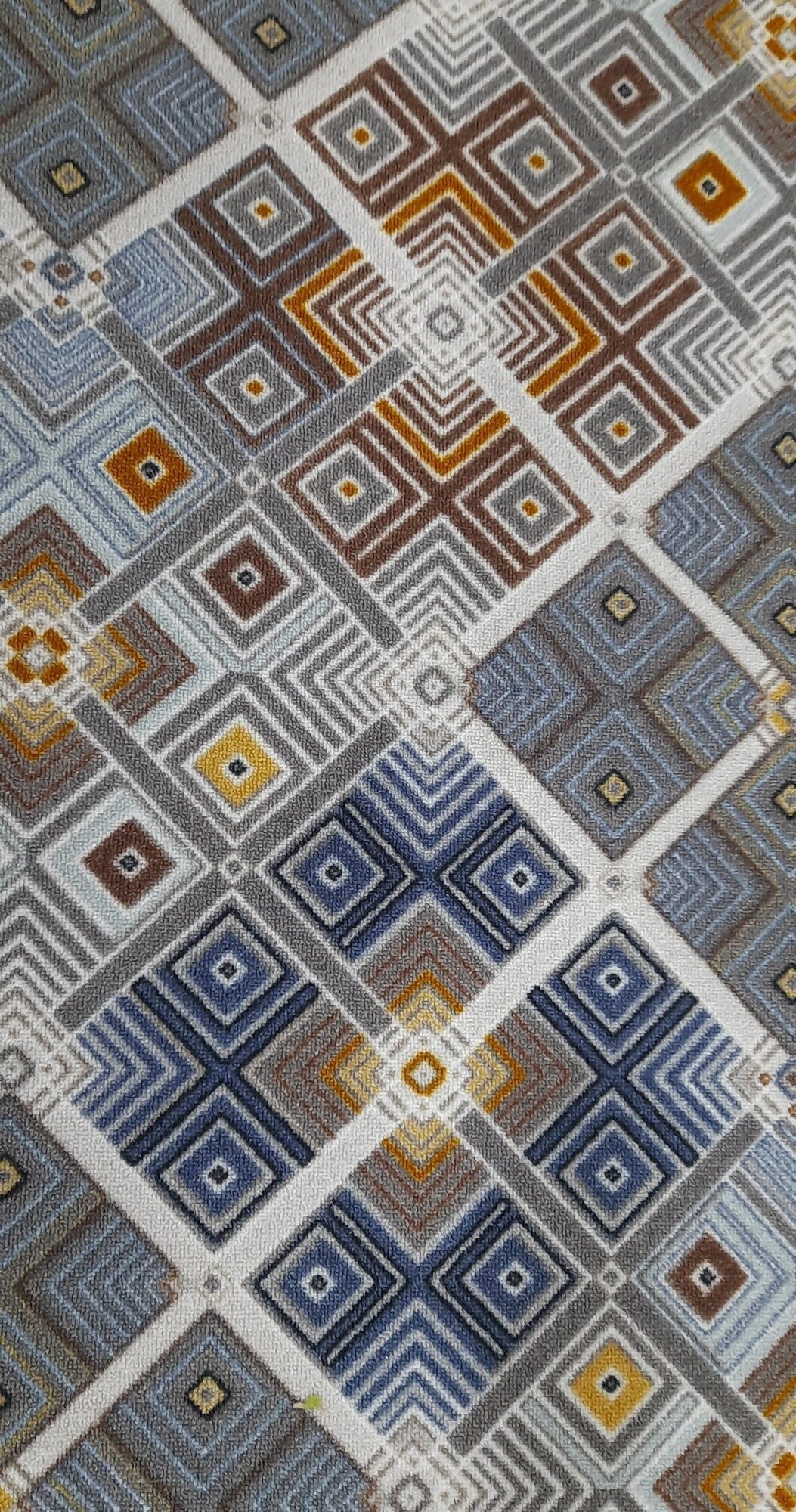 Ковровая дорожка на войлоке, Витебские ковры, с печатным рисунком, 2586, разноцветная, 1*2.5 м - фотография № 9
