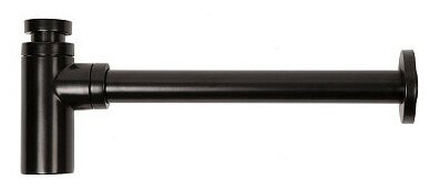 фото Сифон Arrowhead 730005 латунь, 1.1/4"х32мм, без выпуска, с трубкой 300мм, черный