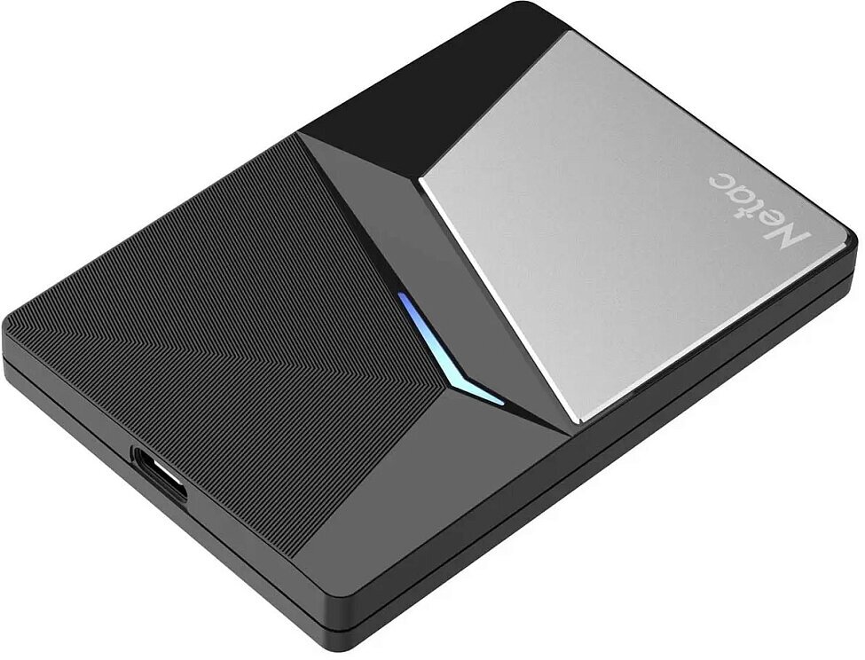 240 ГБ Внешний SSD Netac Z7S, USB 3.2 Gen 2 Type-C, черный/серебристый - фото №13