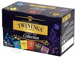 Twinings Classic Collection 2гХ 20 пак черный чай ассорти картонная упаковка 40 г