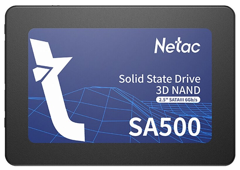 Твердотельный накопитель Netac SA500 256Gb NT01SA500-256-S3X