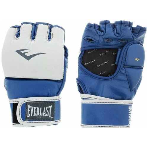 Перчатки тренировочные Everlast MMA Grappling SM синие перчатки тренировочные everlast pro style grappling