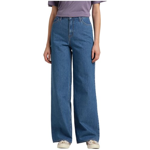 джинсы классические lee размер 30 33 синий Джинсы широкие Lee, размер 30/33, синий