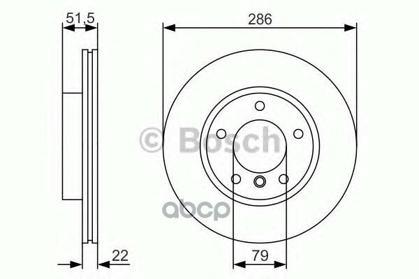 Диск Тормозной Premium 2, Передн, Bmw 320 D 98-01, Bmw 318 I 93-98, Bmw 318 I 98-01, Bmw 316 I 98-02, Bmw 316 Ti Compact 01-0.