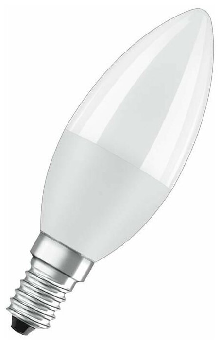 Лампа светодиодная LED Value LVCLB60 7SW/865 свеча матовая E14 230В 10х1 RU OSRAM 4058075579033