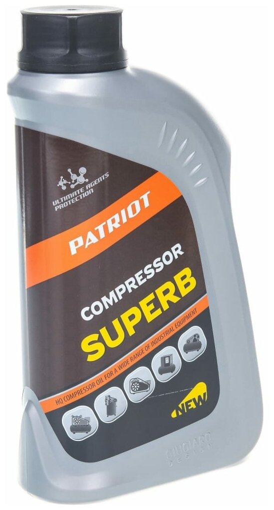 Масло компрессорное 1 л PATRIOT COMPRESSOR OIL GTD