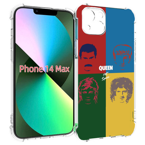 Чехол MyPads hot space queen альбом для iPhone 14 Plus (6.7) задняя-панель-накладка-бампер