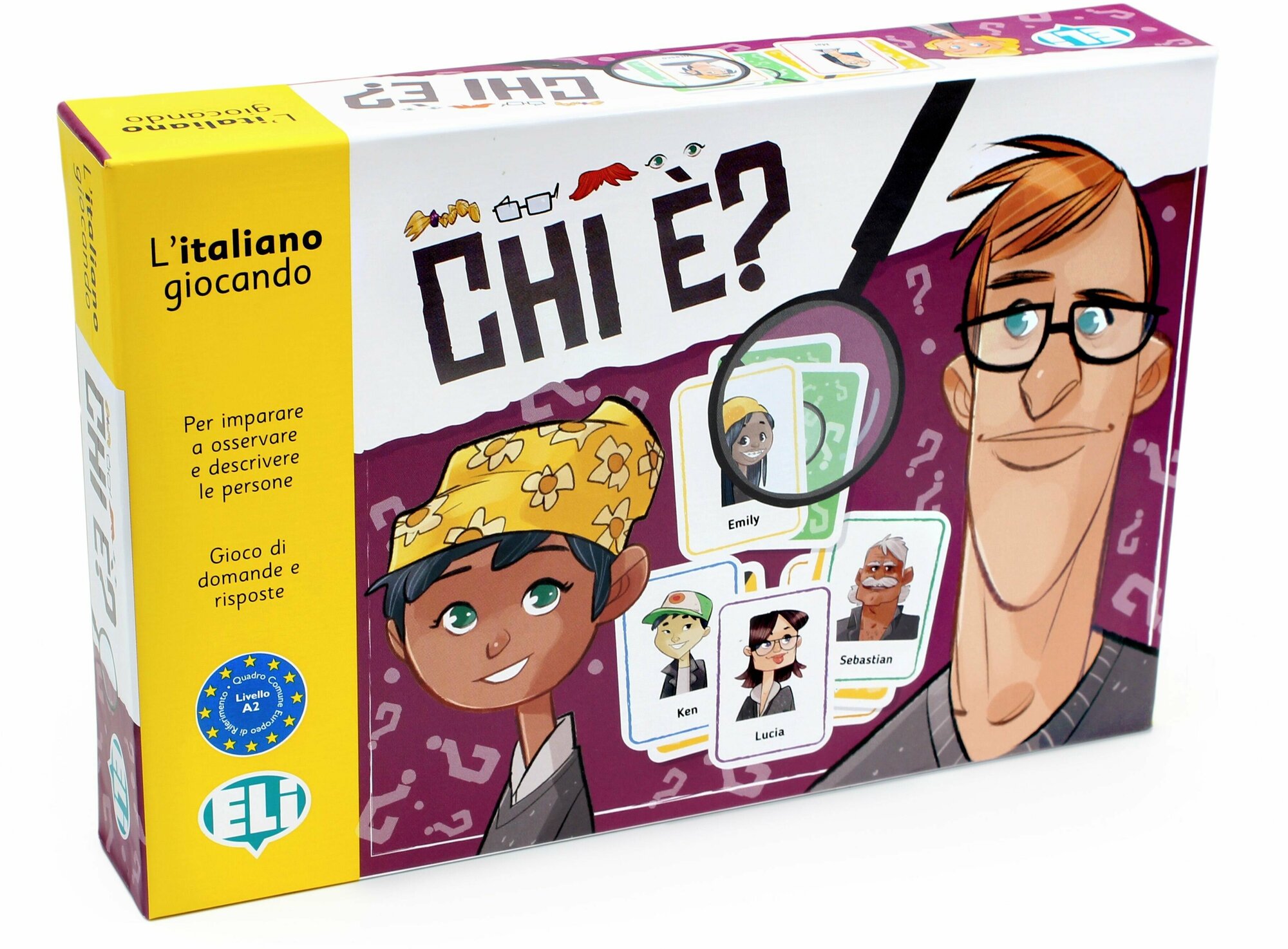 CHI E'? (A2) / Обучающая игра на итальянском языке "Кто есть кто?"
