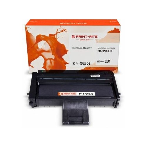 Тонер-картридж Print-Rite TFR450BPU1J1 SP200HS черный (2600стр.) для Ricoh SP 202SN/200N/203SFN