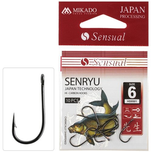 Mikado, Крючки Sensual Senryu, №10, BN, 10шт.