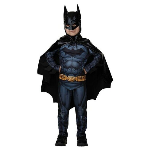 Карнавальный костюм Бэтмен, без мускулов, р.116-60 батик карнавальный костюм бэтмен без мускулов р 116 60