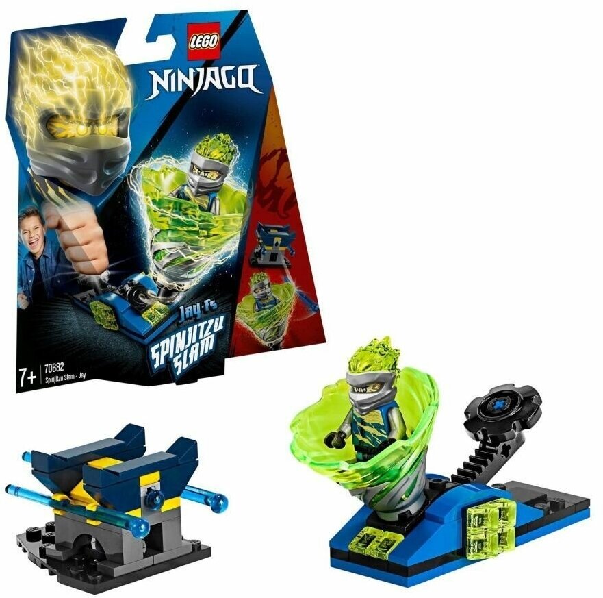 Конструктор LEGO NINJAGO Spinjitzu Slam Jay "Бой мастеров кружитцу-Джей" 72 деталей / 70682