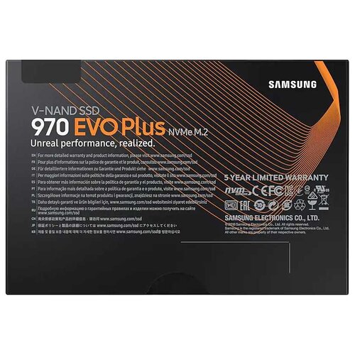 Твердотельный SSD накопитель Samsung 970 EVO Plus 1 ТБ M2 934700₽