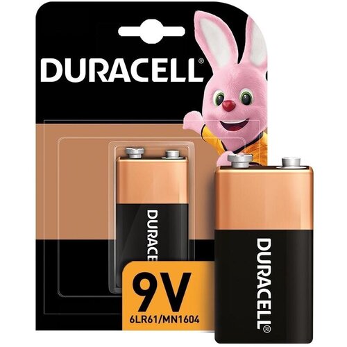 Батарейка Duracell Basic Крона 9V/6LR061 (9 В) алкалиновая (блистер, 10шт.) (81545441)