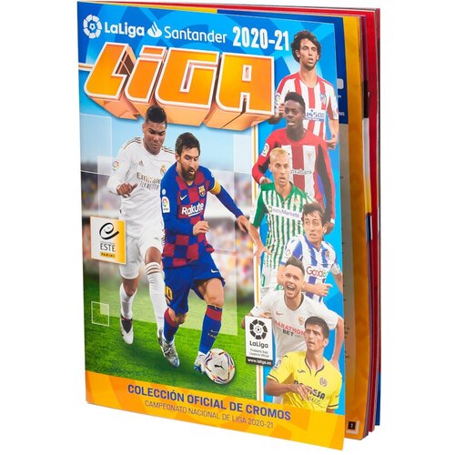 Альбом для наклеек Panini LaLIGA Santander 2020-2021 4 блистера наклеек panini рпл 2020 2021 100 наклеек