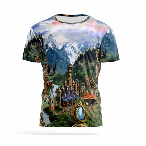 фото Футболка panin brand, размер 5xl, серый