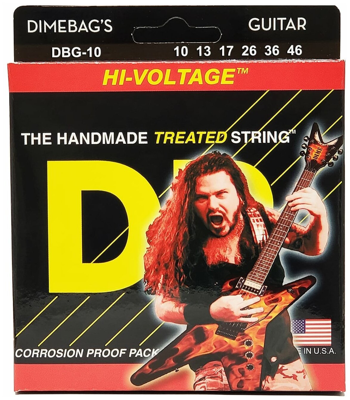 DR Dimebag Darrell DBG-10 Medium (10-46) струны для электрогитары