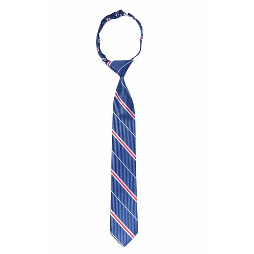 Галстук детский/галстук для мальчика/ цв.синий/размер L (8-12 лет)
