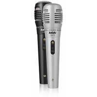 Комплект микрофонов BBK CM215, черный/серебристый