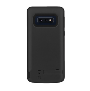 Чехол-бампер MyPads со встроенной усиленной мощной батарей-аккумулятором большой повышенной емкости 5000mAh для Samsung Galaxy S10e SM-G970 черный