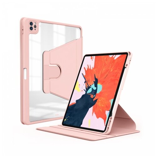 Чехол для планшета WiWU Waltz Rotative iPad Case для Apple iPad Pro 12.9inch (2020-2021) Pink