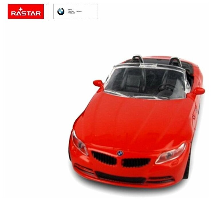 Машина металлическая 1:43 scale BMW Z4, цвет красный 41400R