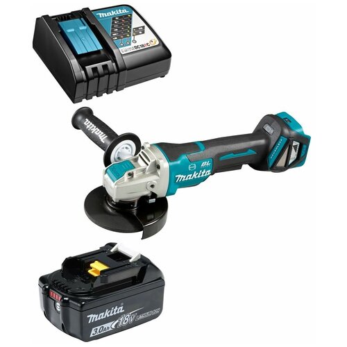 Шлифмашина угловая X-LOCK аккумуляторная 18В LXT 125мм Li-Ion 1x3Ач Makita DGA519RF