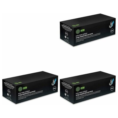 Cactus Картриджи комплектом совместимые Кактус Cactus CS-CF283XL-MPS 3 Pack 1129898-3PK CF283X черный 9K