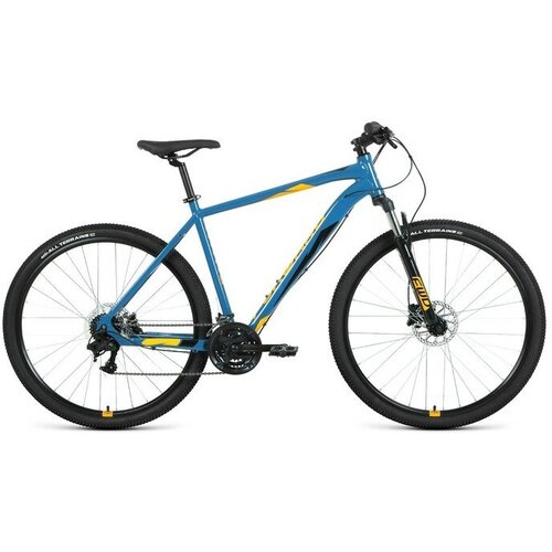 Велосипед 29 Forward Apache 32 HD 2022 цвет бирюзовыйоранжевый р 17 66425₽