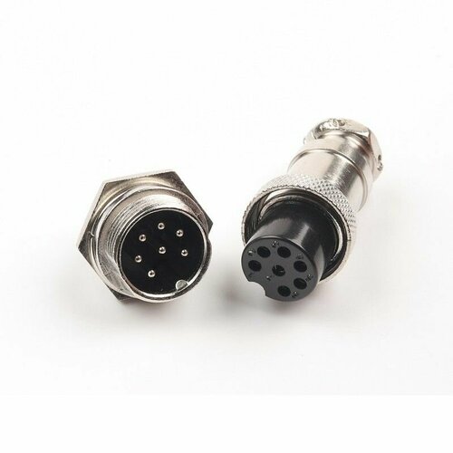 Разъем GX16-7 комплект мама папа 246₽