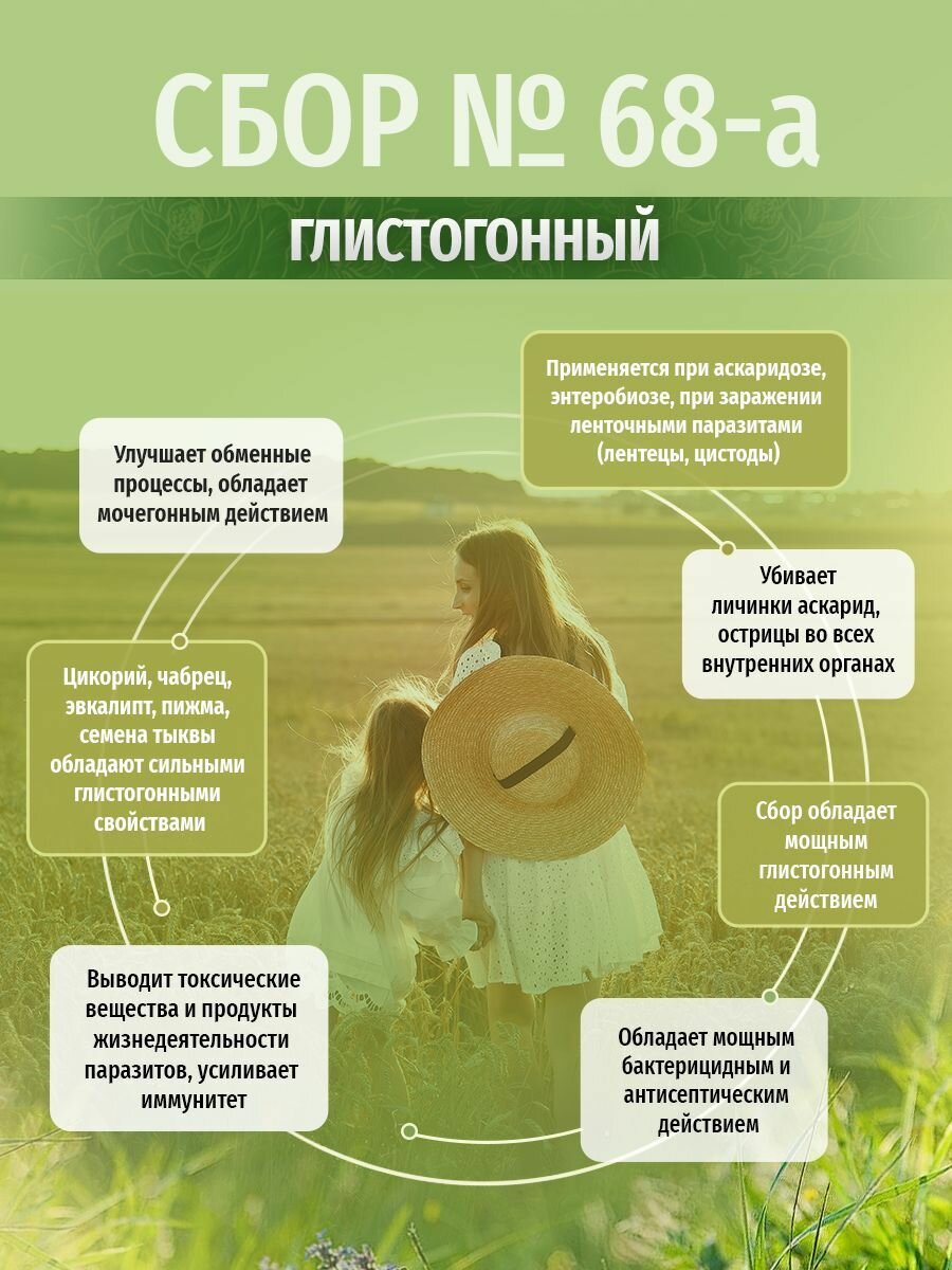 Картинки Травы Кавказа. Сбор №68-а. Глистогонный, антипаразитарный чай из трав, 200 гр.