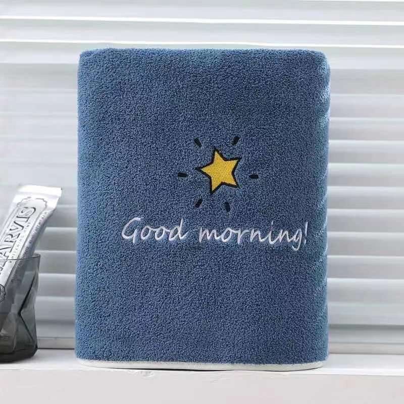 фото Полотенце "Big Adult Stars", банное, 70x140 см, синее