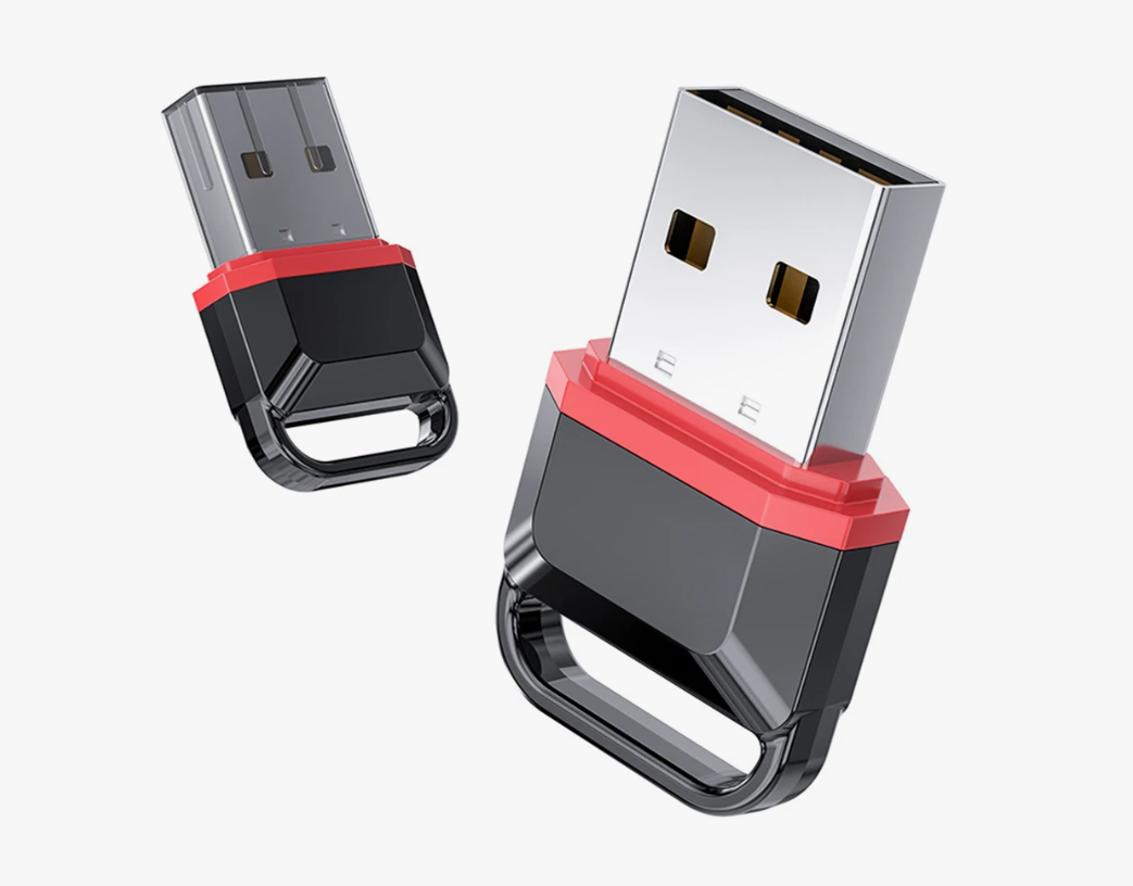 Беспроводной адаптер USB Bluetooth 5.3 для ноутбуков и ПК/ Черный — фото 1