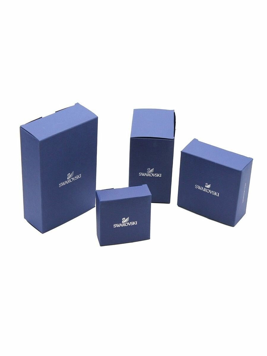 Кольцо SWAROVSKI, кристаллы Swarovski, размер 17, бесцветный, золотой — фото 1