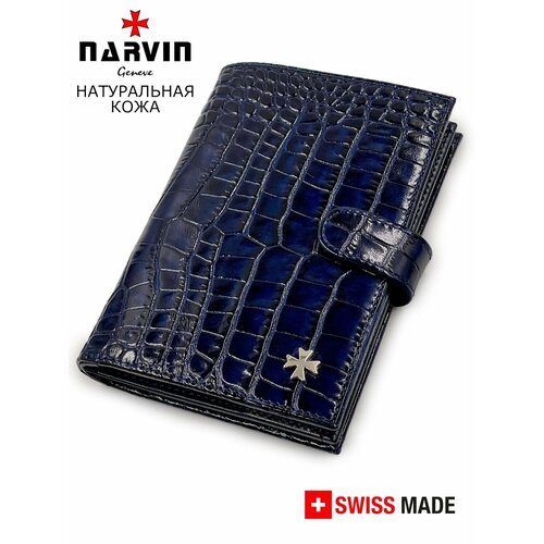 фото Обложка для автодокументов narvin, синий