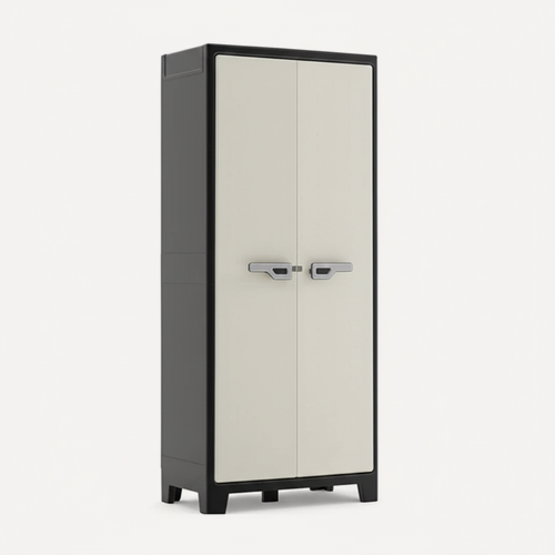 Изображение товара Шкаф хозяйственный Keter "Armadio Alto Titan", напольный, распашной, серый, 80 см x 44 см x 182 см