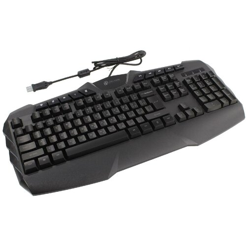 Игровая клавиатура OKLICK 777G PSYCHO Black USB черный, английская/русская (ISO) клавиатура oklick 90mv2 black usb черный английская русская iso