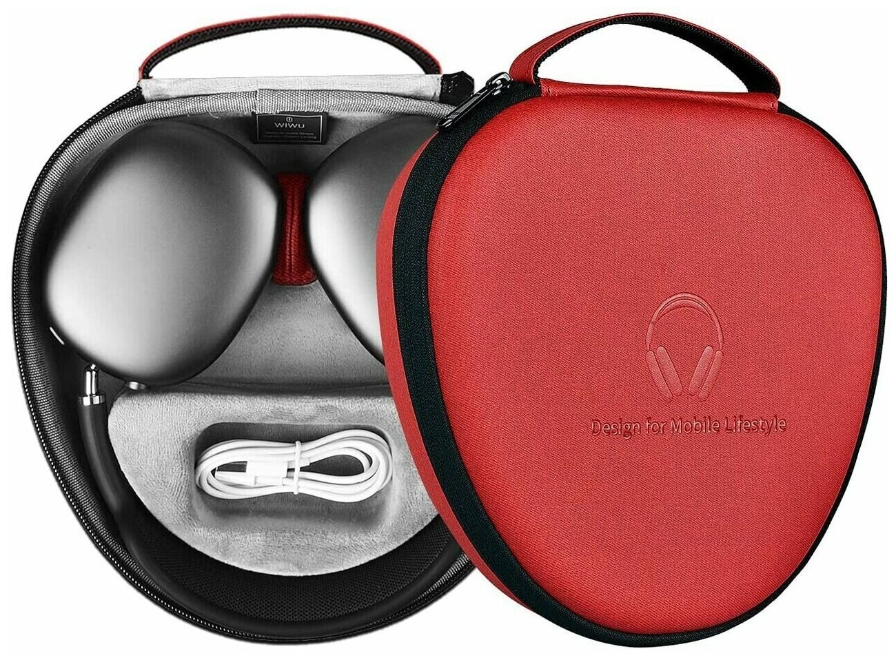 Чехол для AirPods max WIWU Ultrathin Smart Case Red