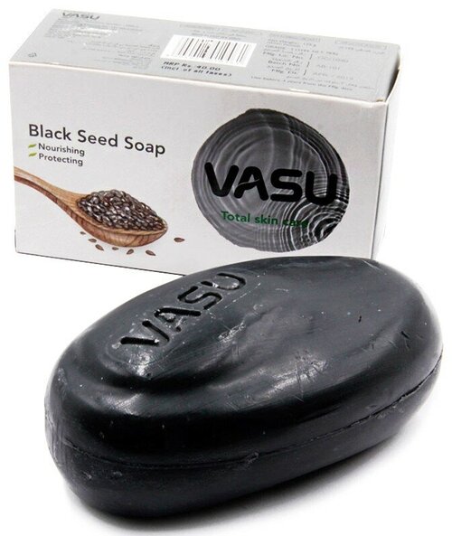 Мыло Чёрный Тмин марки Васу (Black Seed soap Vasu), 125 грамм